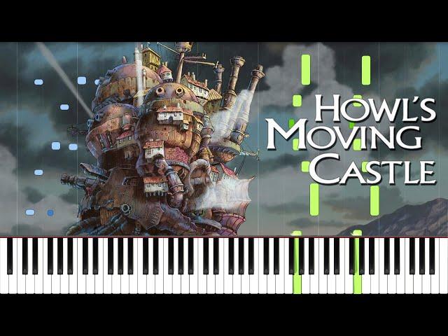 Merry-Go-Round of Life (Official Joe Hisaishi arr.) - Howl's Moving Castle Piano Cover [4K]