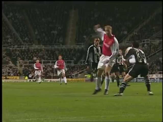 Bergkamp's wonder goal against Newcastle United.