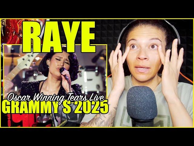 RAYE - Oscar Winning Tears Live at the 2025 Grammys | Reaction