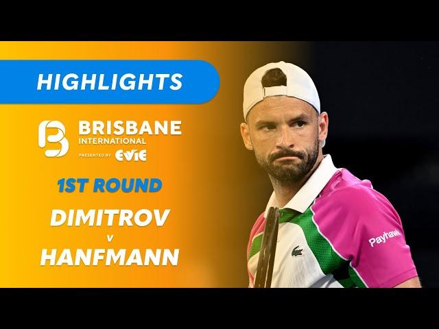 Grigor Dimitrov v Yannick Hanfmann - Brisbane International Highlights | Wide World of Sports