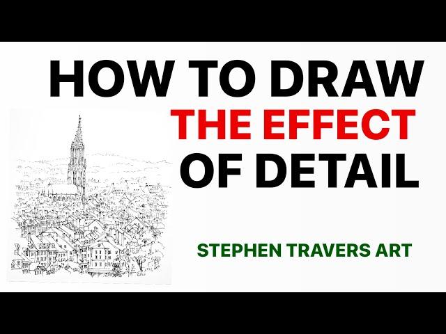 How to Draw the Effect of Detail - Top Tip for Complex Detail