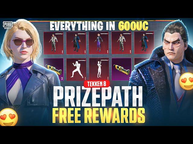 TEKKEN 8 PRIZE PATH OPENING FREE REWARDS BGMI AND PUBG