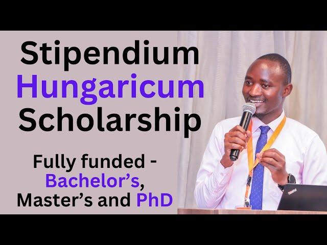 Fully Funded Stipendium Hungaricum Scholarship in Hungary  (Bachelor’s, Master’s & PhD) Application