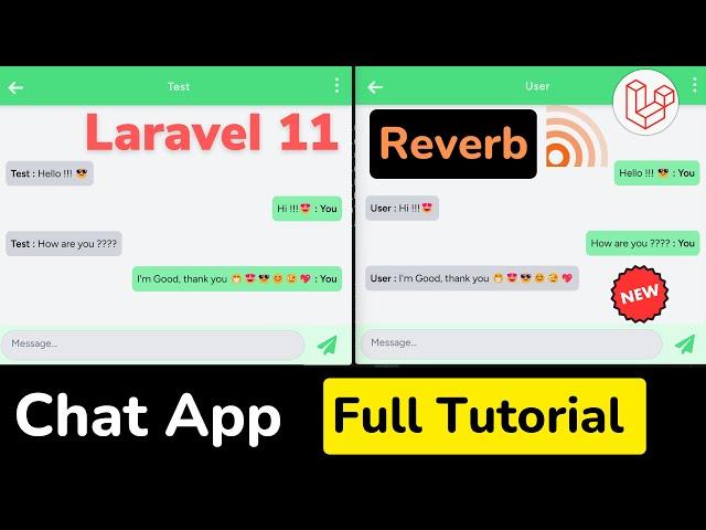 Laravel Reverb Chat App Tutorial: Build Your Own Chat Application [HINDI]