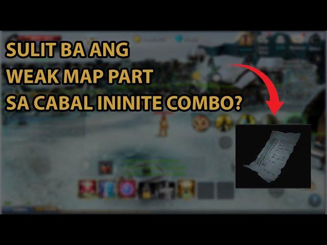 MAP PART FARMING IN CABAL INFINITE COMBO