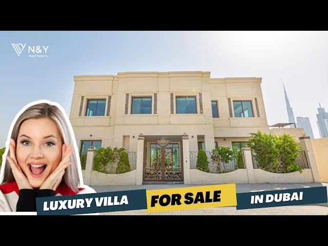 Luxury Villa for Sale Near Downtown Dubai | Private Pool, Parking & Garden