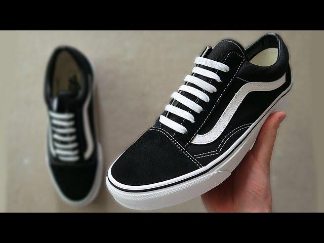 HOW TO BAR LACE VANS OLD SKOOLS (BEST WAY!)