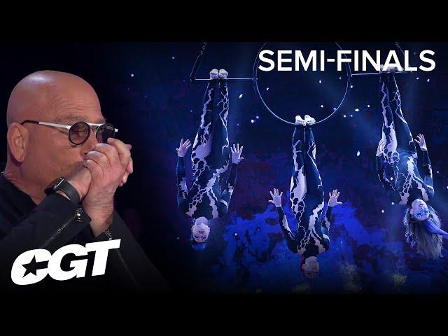 Aerialist Trio Trillium Entertainment Gives Superhuman Performance | Canada’s Got Talent Semi-Finals