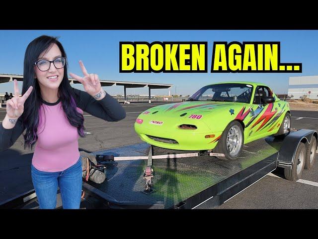 FIXING MY UNDERSTEER HANDLING ISSUE ON MY SPEC MIATA RACECAR - PLUS S2000 INCAR FOOTAGE LAPS