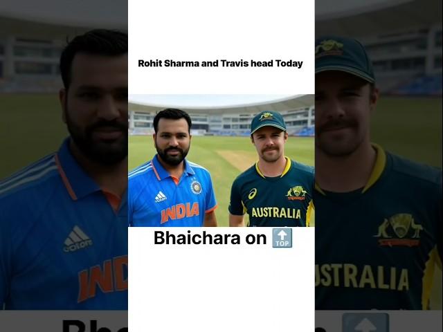 Rohit and Travis friendly fight in dubai