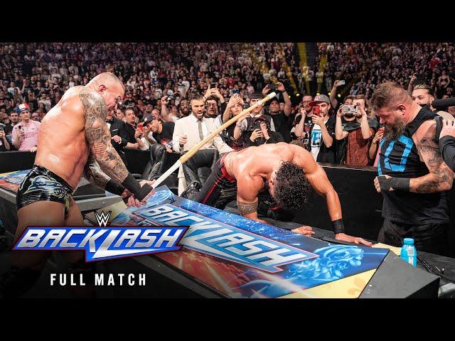 FULL MATCH: The Bloodline vs. Randy Orton & Kevin Owens: WWE Backlash France