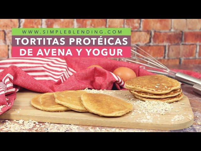 LAS MEJORES TORTITAS PROTÉICAS SIN AZÚCAR | Receta muy fácil de tortitas de yogur y avena