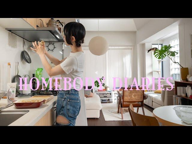 Homebody Diaries | A productive day, Slow & simple morning, Cozy time spent alone at home