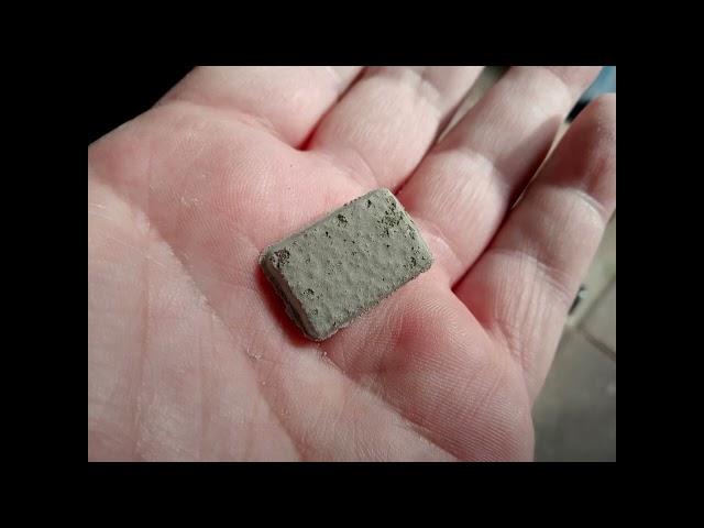 1/12th scale DIY roof tiles/slates using the MINACO mould