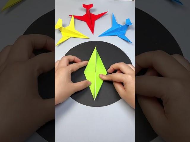 Parent-child handicrafts|Children's handicrafts|Colorful paper airplane|DIY#Folding#DIY#Tutorial