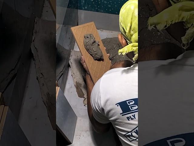 18×12 bathroom wall tiles fitting.