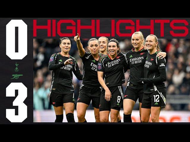 NORTH LONDON DERBY WIN  | Tottenham vs Arsenal (0-3) | Russo, Maanum & Blackstenius | WSL