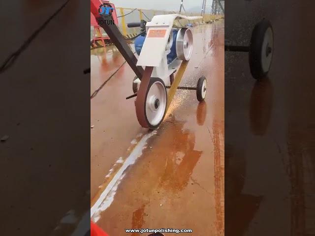 Hand push welding seam grinding polishing machine