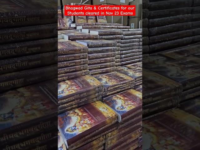 10,000+ Bhagwad Gita & Certificate for our CA Final Nov 23 Passout Students lराधे राधेl Atul Agarwal