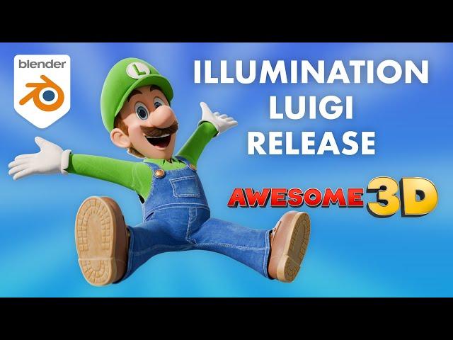 Mario Movie Blender Rigs Update! (Revamped Luigi)