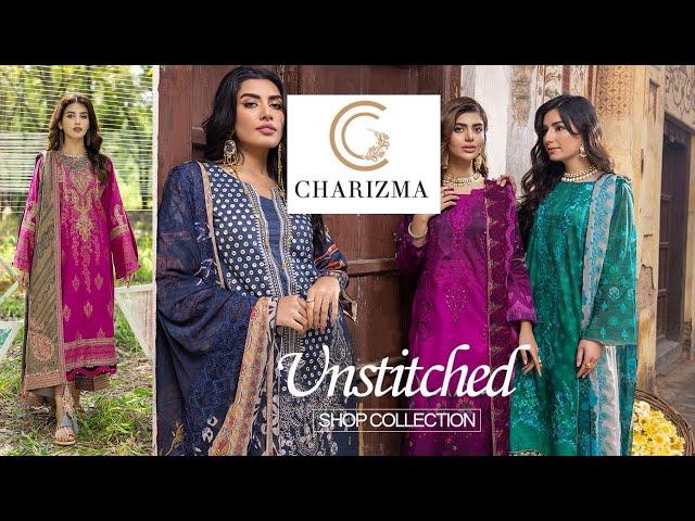 Charizma  New Unstitch Winter Collection ||Dreamart Collection by Sana