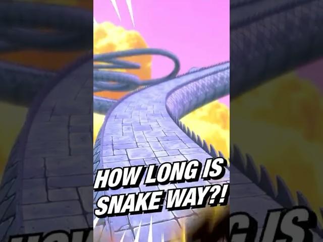 How Long is Snake Way in Dragon Ball Z? #goku #dragonball #dbz