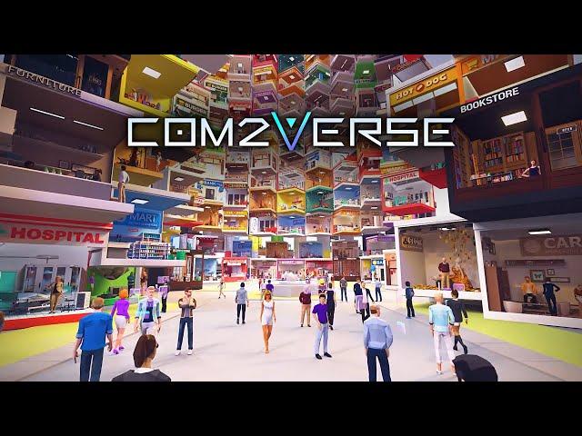 Com2Verse - Com2uS metaverse concept trailer