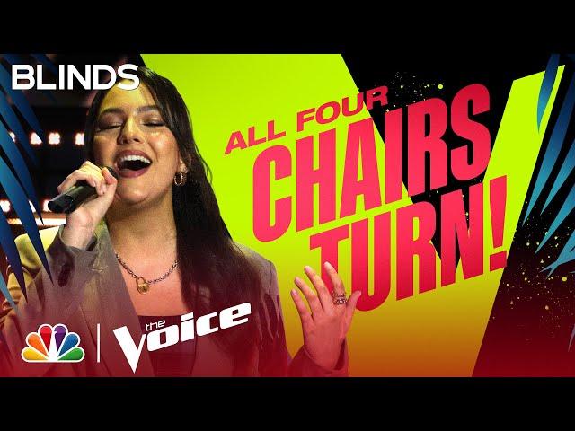 Grace Bello's Magical Voice Soars on Justin Bieber's "Ghost" | The Voice Blind Auditions 2022