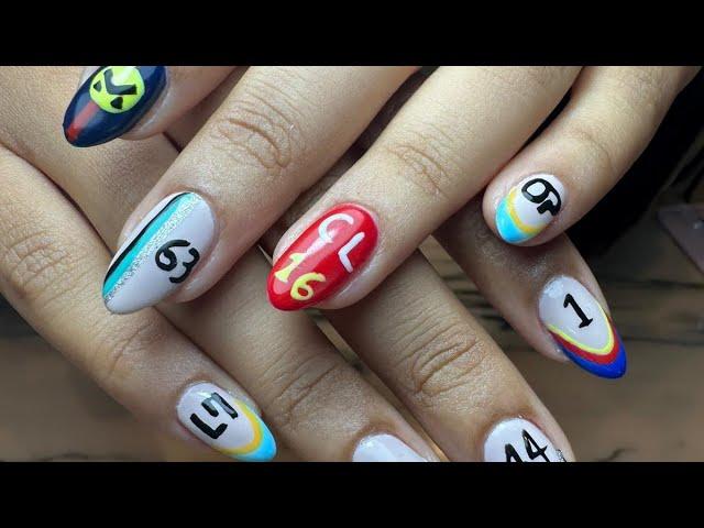 Khaleej Football Cup Nails Design