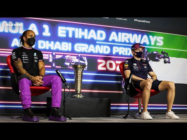 GP DE ABU DHABI  - Conferência de Imprensa Hamilton e Verstappen ️