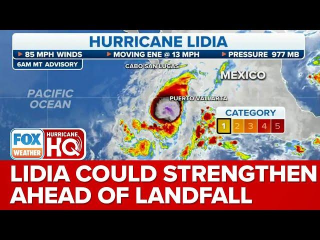 Hurricane Lidia Could Continue To Strengthen Ahead Of Landfall In Mexico