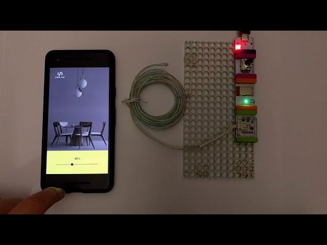 Smart light prototype - From Adobe XD to ProtoPie to LittleBits