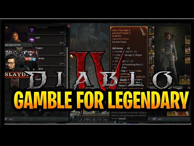 Diablo 4 MAX Gamble for Legendary Items Full 500 Obols, Max Level Diablo 4 Beta (Kadala in D4)