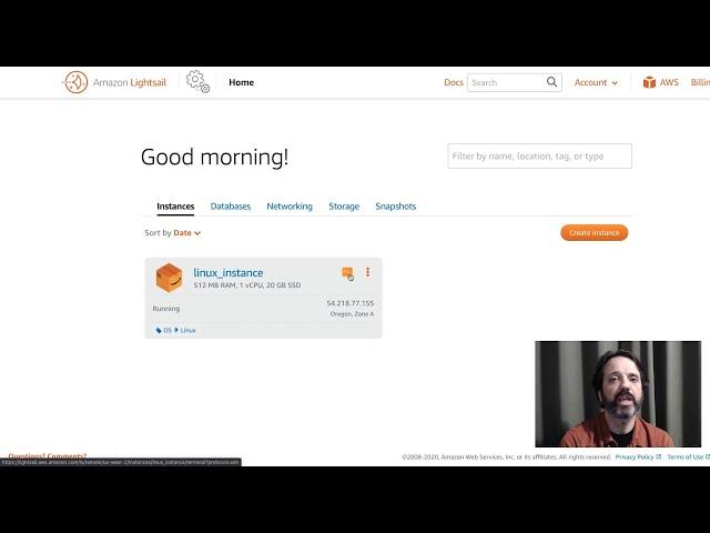 Amazon Lightsail Tutorial: Launch a Linux Instance