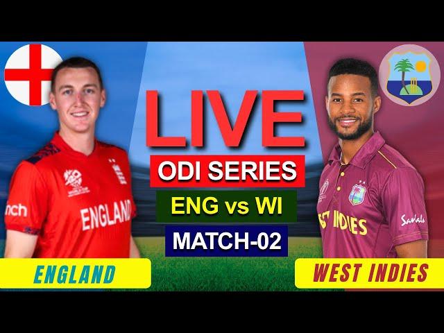 England vs West Indies 2nd ODI Match Live