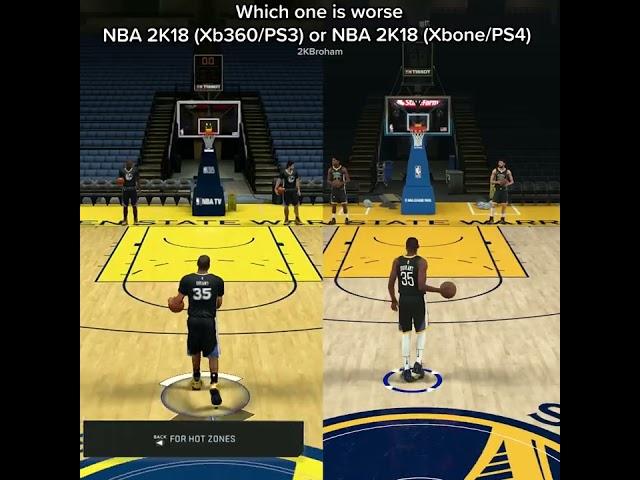 Which one is worse NBA 2K18 (Xb360/PS3) or NBA 2K18 (Xbone/PS4)?