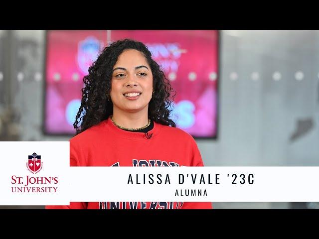 St. John's University Alumna, Alissa D'Vale '23C