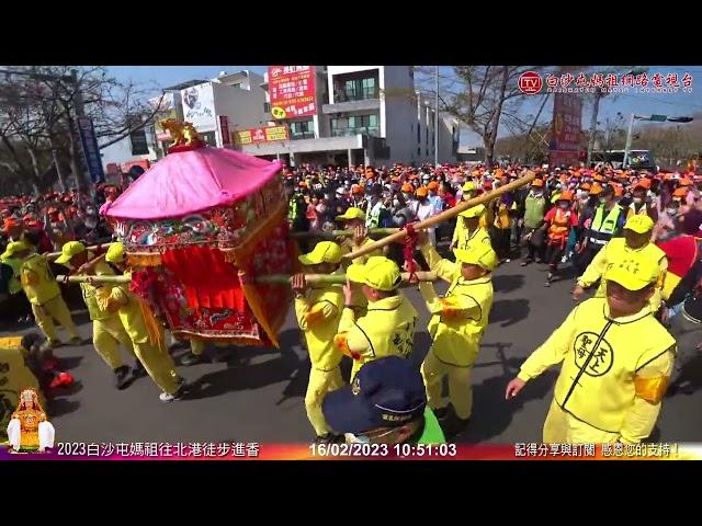 媽祖神轎為何往後退... 2023  白沙屯媽祖進香..歡迎分享！