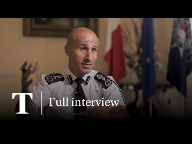 An interview with Malta's Police Commissioner Angelo Gafà