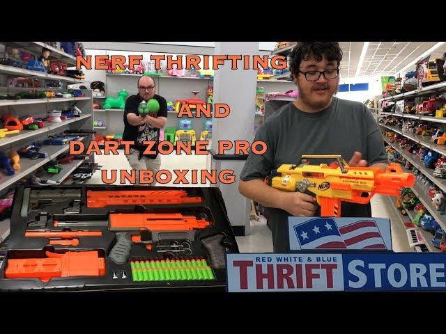 KBFoamStrike's NERF Thrifting Vlog Ep. 1 and DART ZONE PRO MK-1 Unboxing (4K)