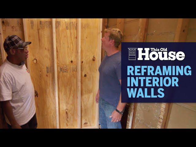 How to Reframe an Interior Wall | This Old House