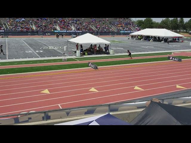 2017 AAU Junior Olympics 15-16 girls Triple Jump Jaelyn Tucker