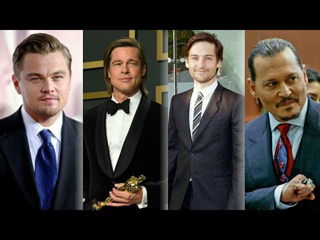 Hollywood handsome actors now vs then