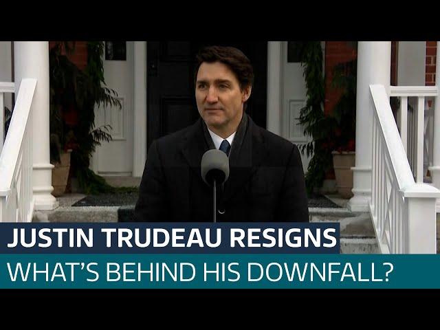 Canadian Prime Minister Justin Trudeau announces resignation | ITV News