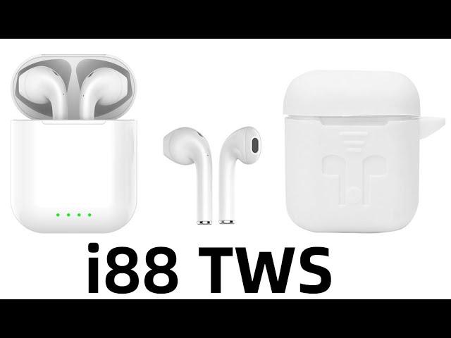 i88 TWS Review, Mini Wireless Bluetooth Earphone With Pop up Window