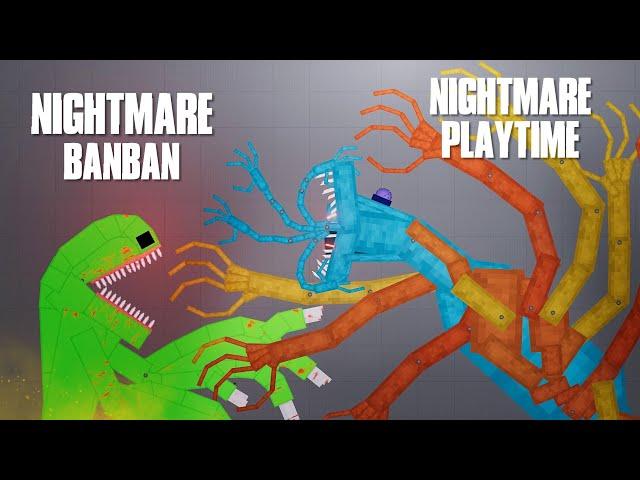 NIGHTMARE Banabn vs NIGHTMARE Poppy Playtime !!! - Part.2