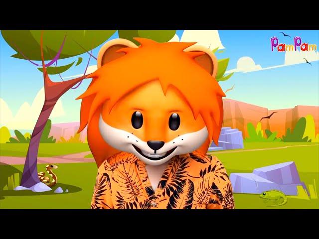 What Do Lions Eat ? - PamPam Family | Kids Songs Nursery Rhymes