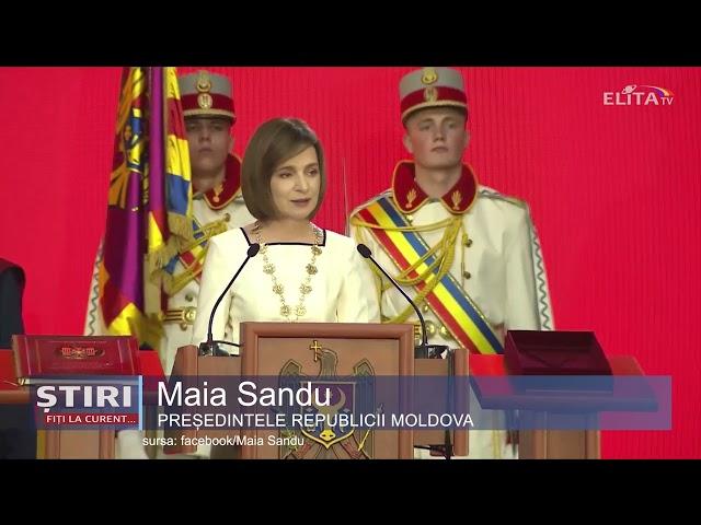 Jurământul Maiei Sandu pentru al doilea mandat de Președinte al Republicii Moldova.