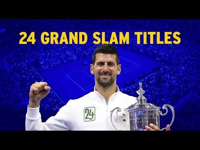 Novak Djokovic: All 24 Grand Slam Titles Celebration