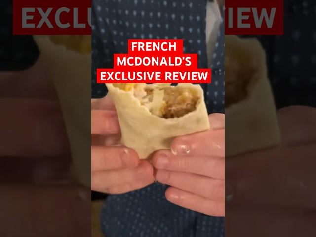 France Exclusive McDonald’s Wrap Review